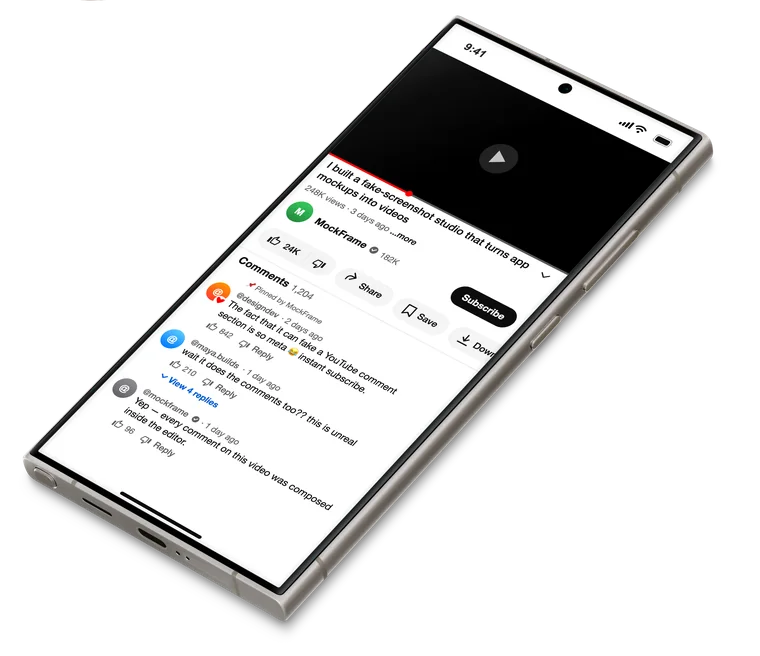 Galaxy S24 Ultra photoreal mockup