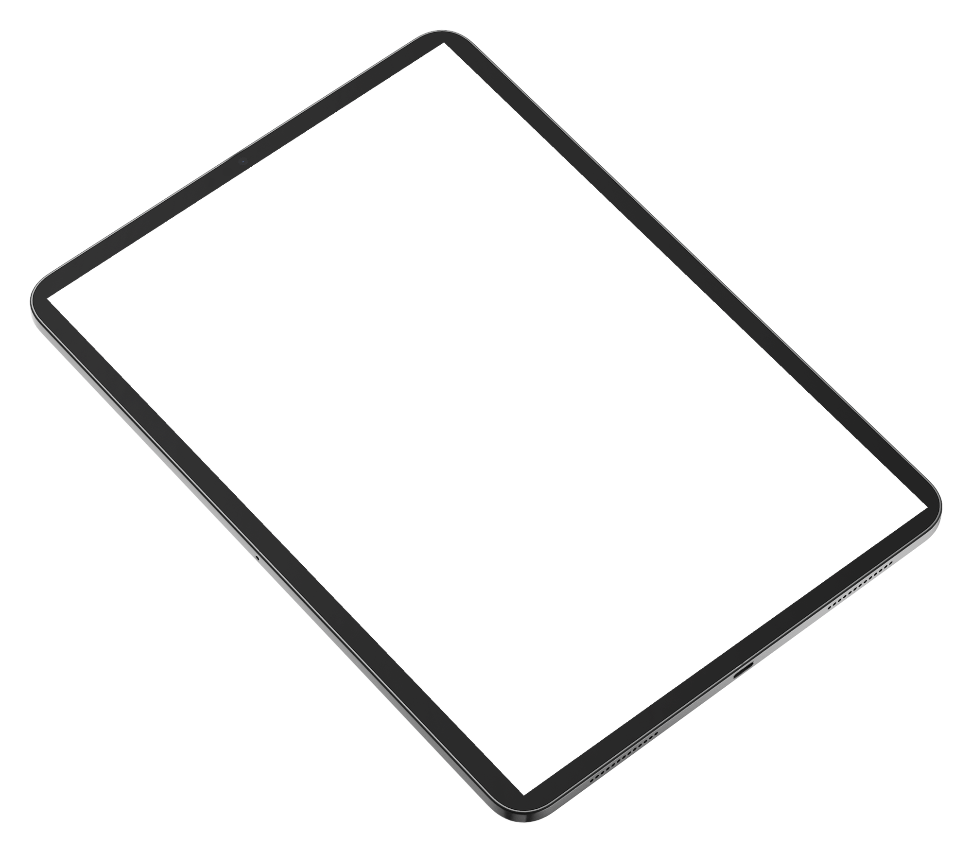 iPad Tilted